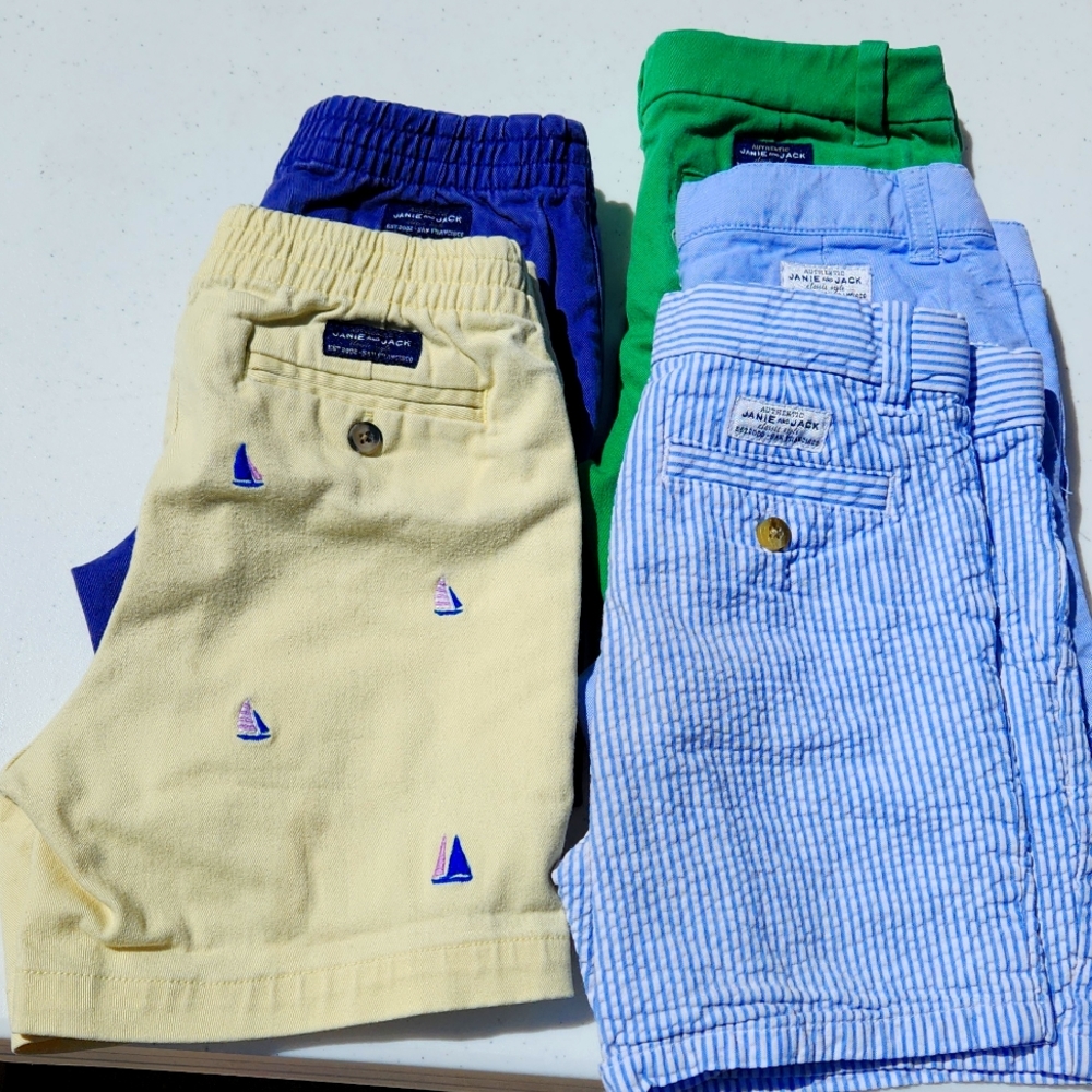 Not for sale, Sold, Used Size 3/3T - Five Boy shorts by Janie and Jack